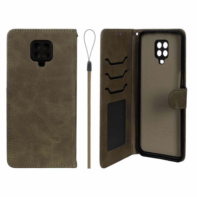 کیف موبایل چرمی جاکارتی مگنتی و محافظ لنزدار درجه یک شیائومی مدل Xiaomi Redmi Note 9S / Redmi Note 9 Pro / Redmi Note 9 Pro Max / Poco M2 Pro