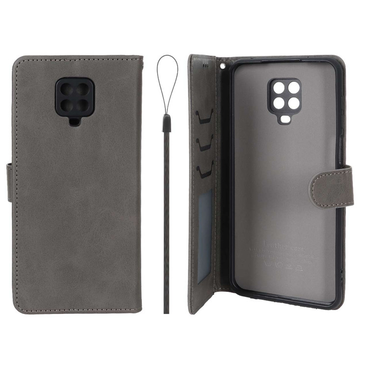 کیف موبایل چرمی جاکارتی مگنتی و محافظ لنزدار درجه یک شیائومی مدل Xiaomi Redmi Note 9S / Redmi Note 9 Pro / Redmi Note 9 Pro Max / Poco M2 Pro
