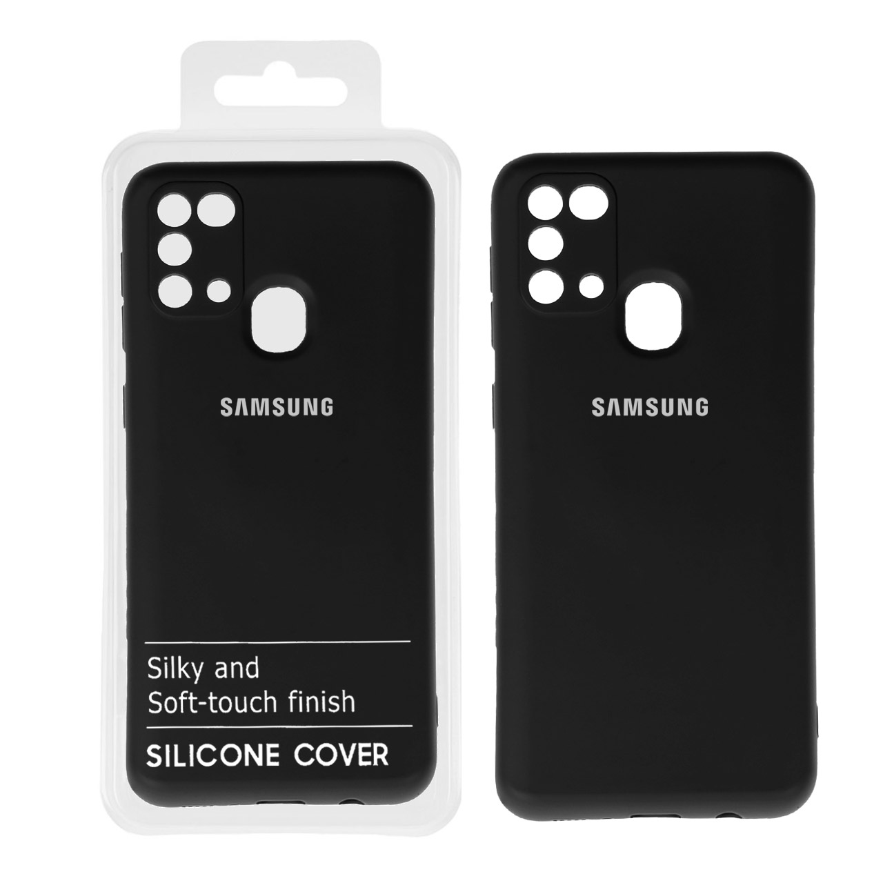 قاب سیلیکونی داخل مخمل محافظ لنزدار سامسونگ مدل Samsung Galaxy M31