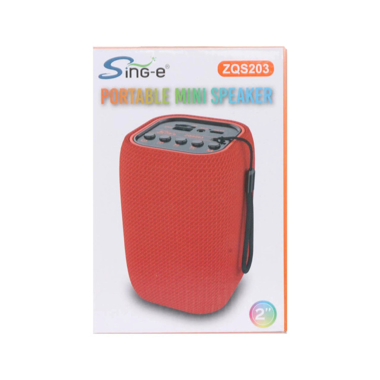 اسپیکر بی سیم بلوتوثی سینگ ای مدل Sing-e ZQS203