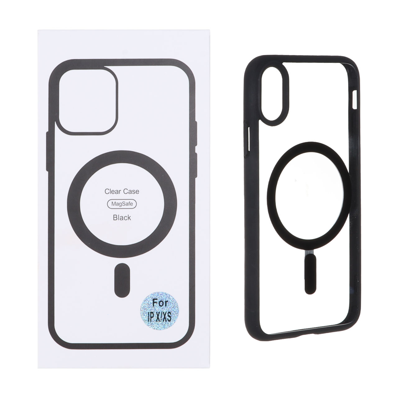 قاب مگ سیف شفاف با قابلیت شارژ MagSafe آیفون مدل Apple iPhone X / XS