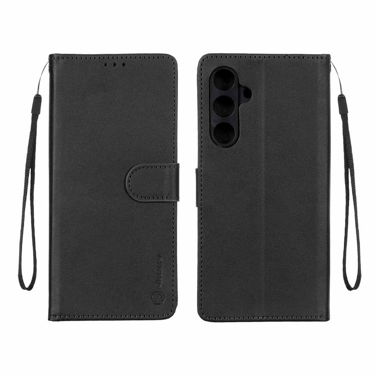 کیف موبایل چرمی جاکارتی مگنتی و محافظ لنزدار درجه یک سامسونگ مدل Samsung Galaxy S25 FE