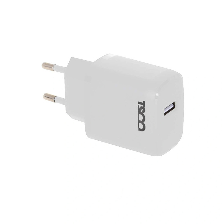 شارژر دیواری تک پورت تسکو مدل TTC 165 10W همراه با کابل شارژ TYPE-C