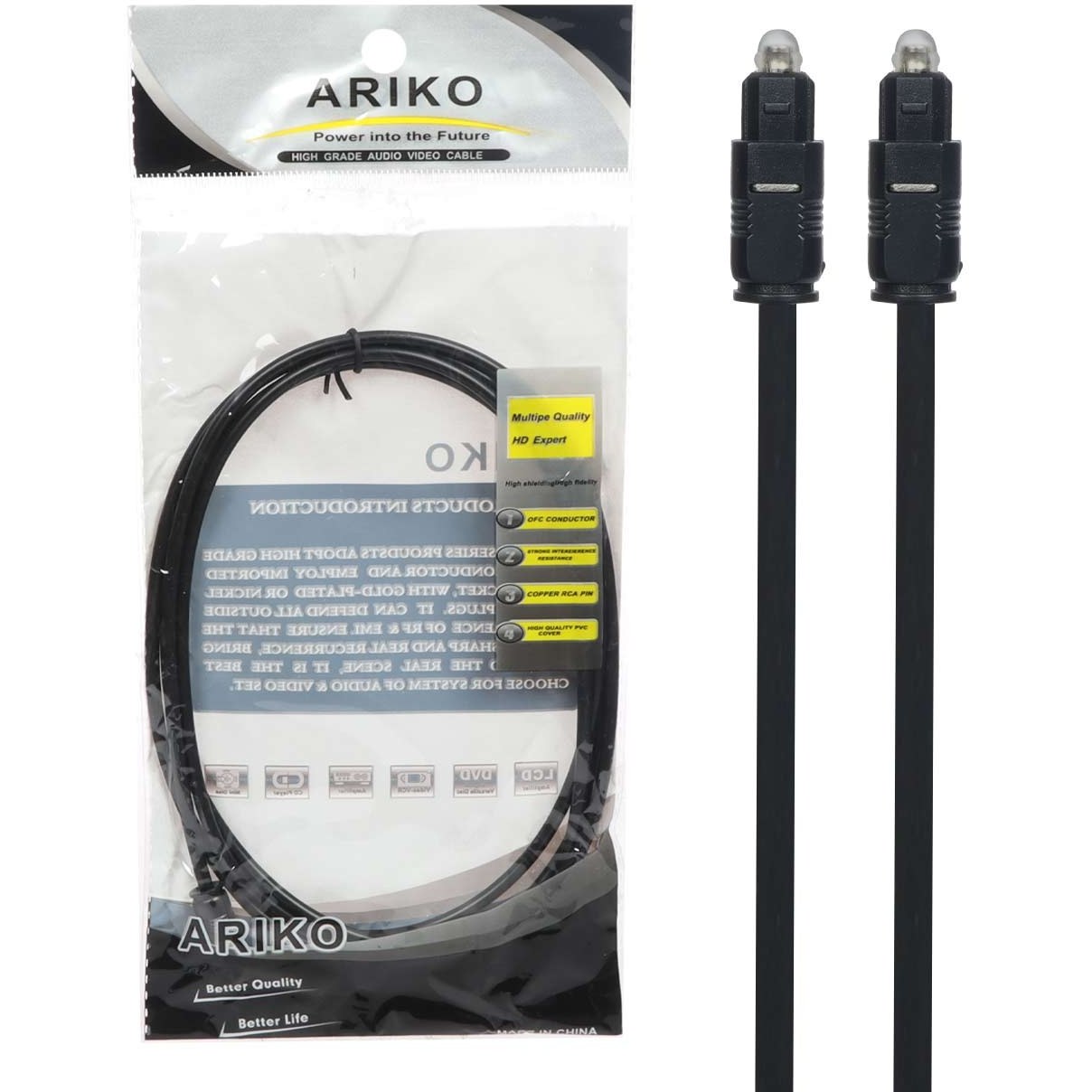 کابل صدای اپتیکال 1.5 متری Ariko Optical