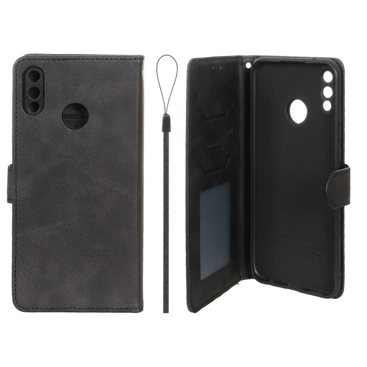 کیف موبایل چرمی مگنتی جاکارتی و محافظ لنزدار درجه یک داخل مخمل هواوی مدل Huawei Y9 2019