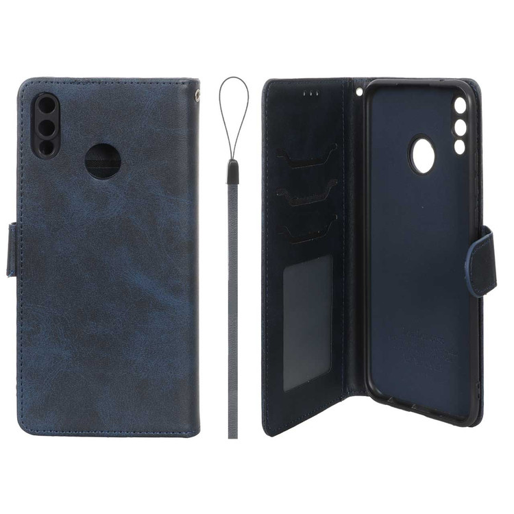 کیف موبایل چرمی مگنتی جاکارتی و محافظ لنزدار درجه یک داخل مخمل هواوی مدل Huawei Y9 2019