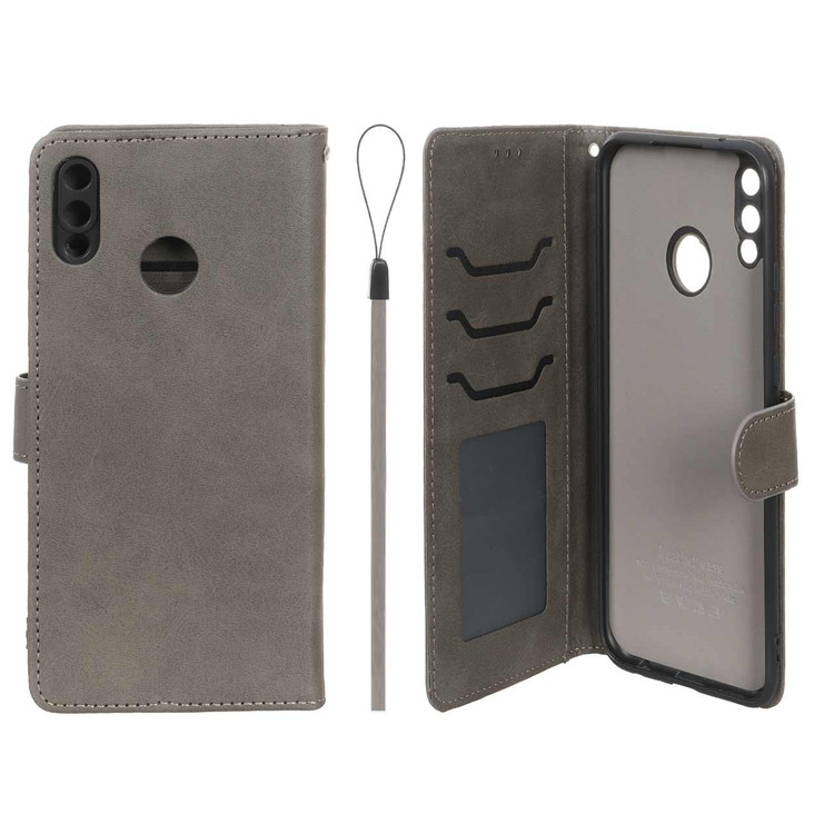 کیف موبایل چرمی مگنتی جاکارتی و محافظ لنزدار درجه یک داخل مخمل هواوی مدل Huawei Y9 2019