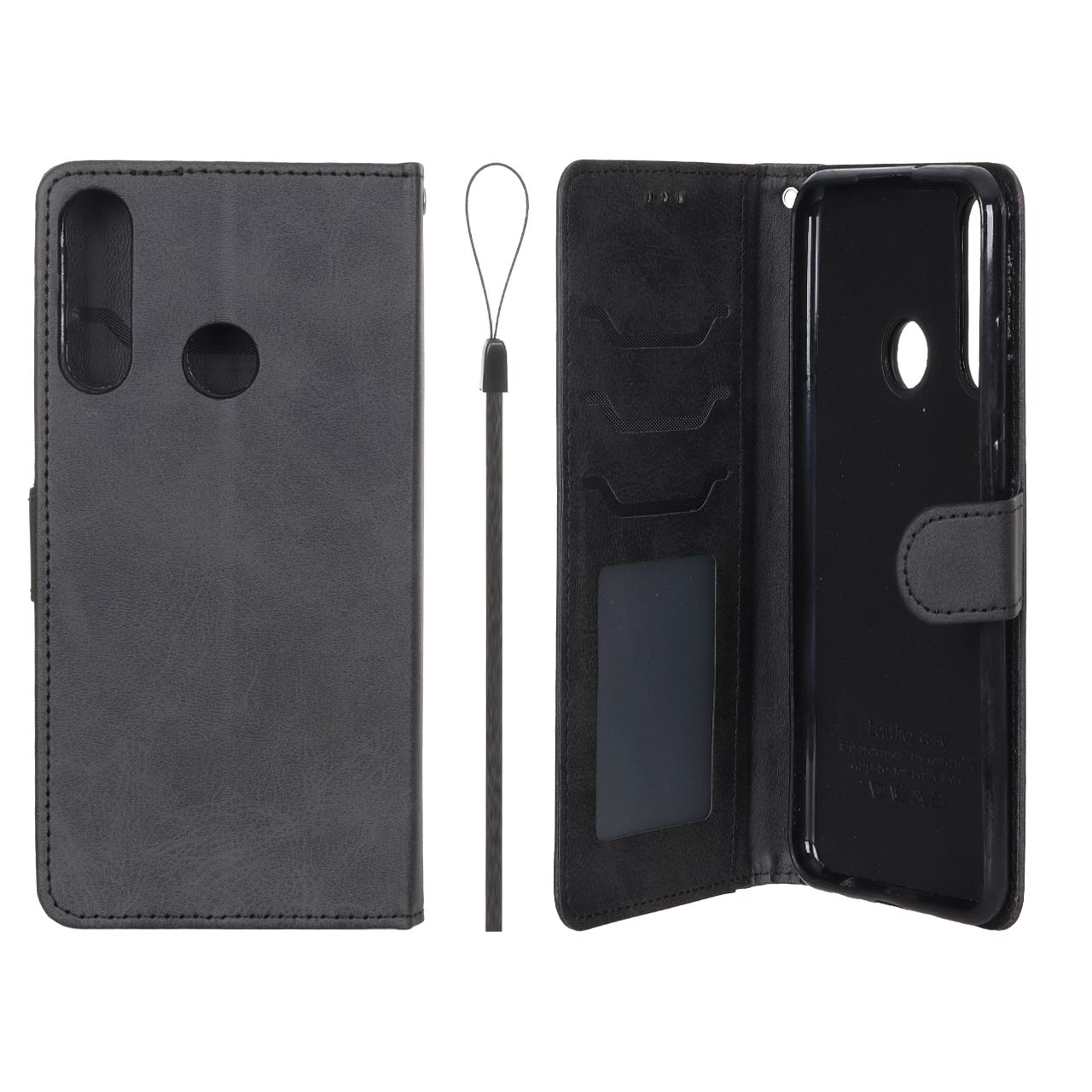 کیف موبایل چرمی مگنتی جاکارتی و داخل مخمل درجه یک هواوی مدل Huawei Y6p
