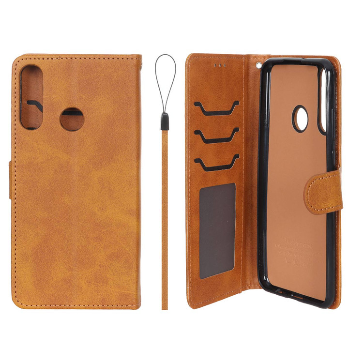 کیف موبایل چرمی مگنتی جاکارتی و داخل مخمل درجه یک هواوی مدل Huawei Y6p