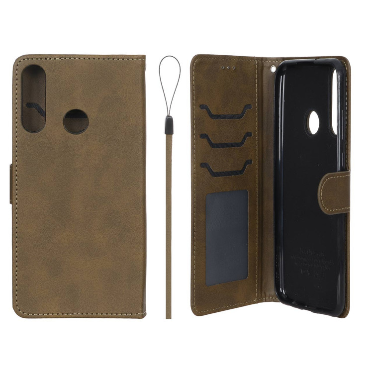 کیف موبایل چرمی مگنتی جاکارتی و داخل مخمل درجه یک هواوی مدل Huawei Y6p