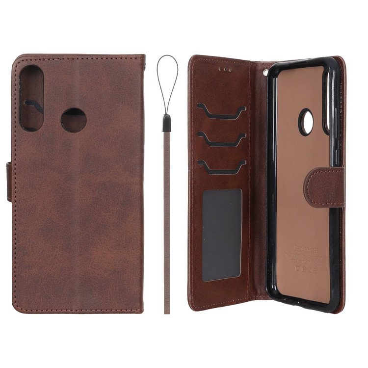کیف موبایل چرمی مگنتی جاکارتی و داخل مخمل درجه یک هواوی مدل Huawei Y6p