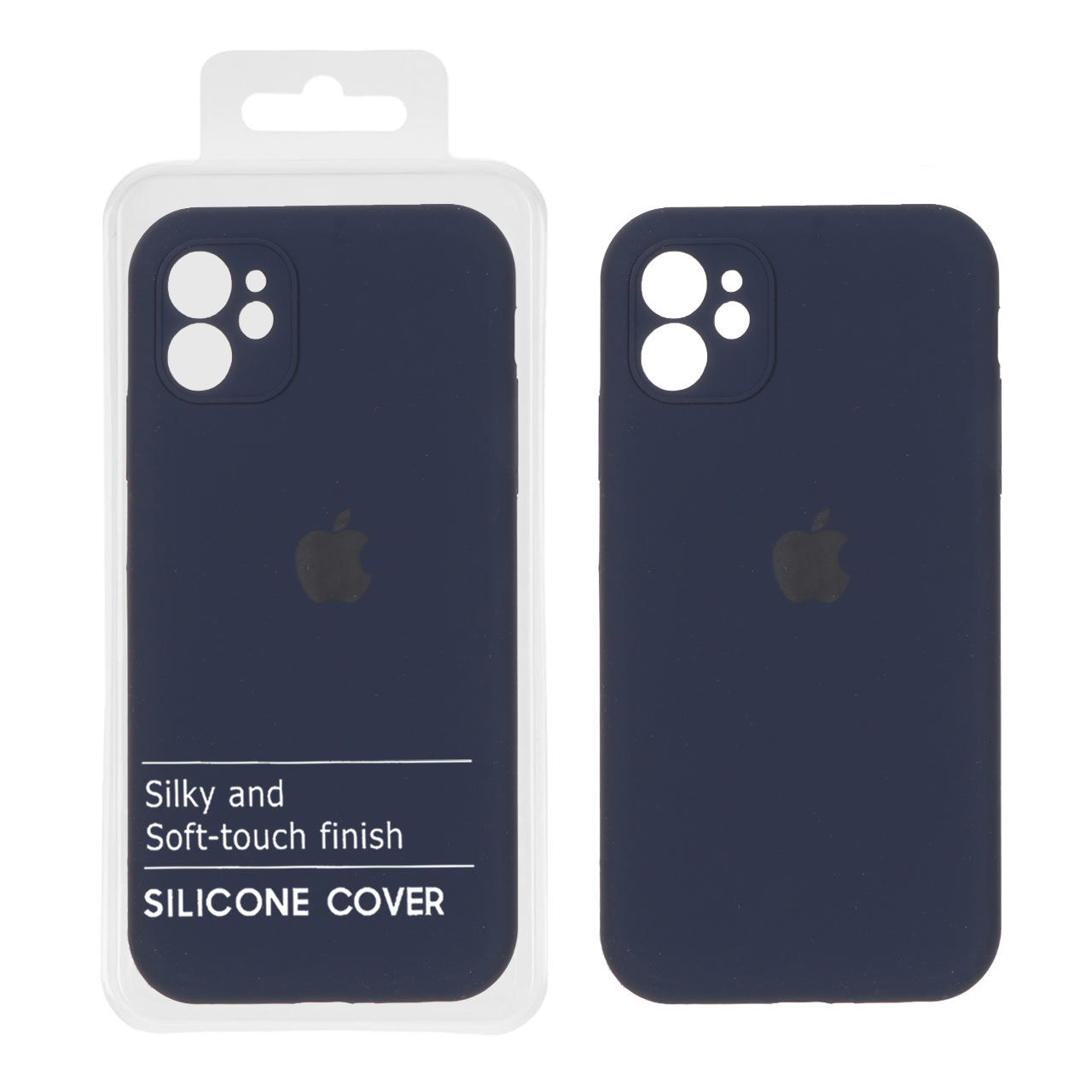 قاب سیلیکونی اورجینال پاک کنی محافظ لنزدار داخل مخمل آیفون 11 - Apple iPhone 11 (پک اصلی)