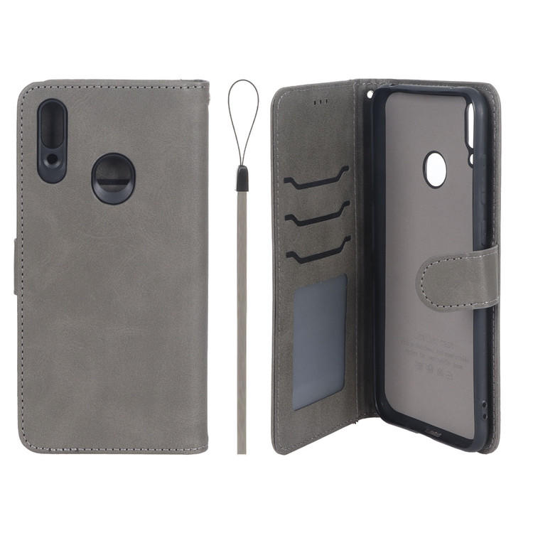 کیف موبایل چرمی مگنتی جاکارتی و محافظ لنزدار داخل مخمل درجه یک هواوی مدل Huawei Y7 Prime (2019) / Huawei Y7 (2019)
