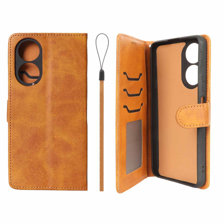 کیف موبایل چرمی مگنتی جاکارتی و محافظ لنزدار داخل مخمل درجه یک هواوی آنر مدل Honor X7 4G