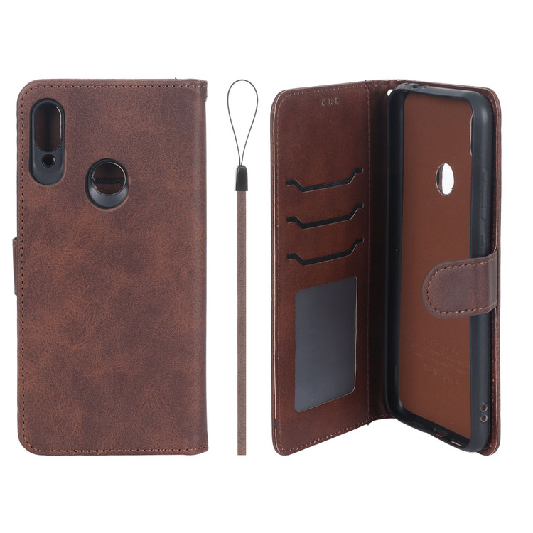 کیف موبایل چرمی مگنتی جاکارتی و محافظ لنزدار داخل مخمل درجه یک شیائومی مدل Xiaomi Redmi Note 7 / Note 7 Pro / Note 7s