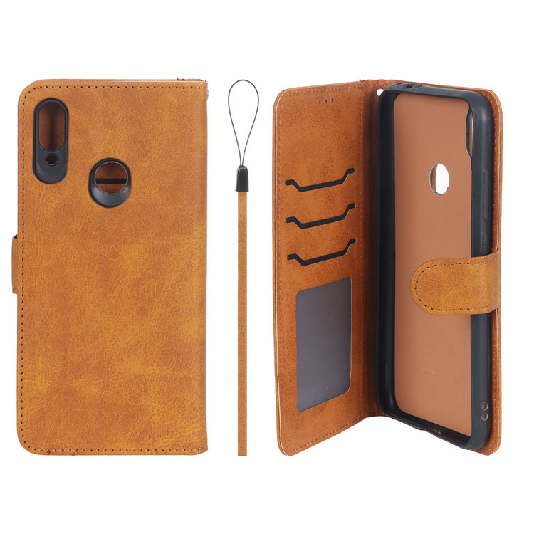 کیف موبایل چرمی مگنتی جاکارتی و محافظ لنزدار داخل مخمل درجه یک شیائومی مدل Xiaomi Redmi Note 7 / Note 7 Pro / Note 7s