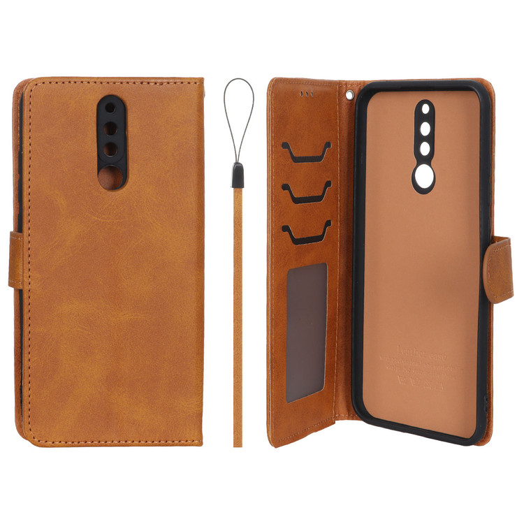 کیف موبایل چرمی مگنتی جاکارتی و محافظ لنزدار داخل مخمل درجه یک شیائومی مدل Xiaomi Redmi 8A