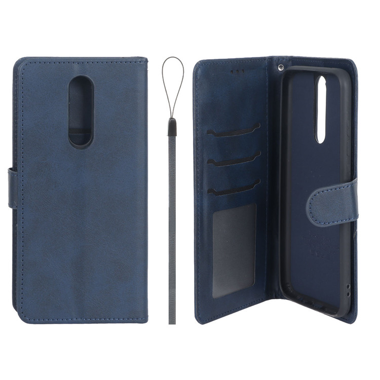 کیف موبایل چرمی مگنتی جاکارتی و محافظ لنزدار داخل مخمل درجه یک شیائومی مدل Xiaomi Redmi 8A