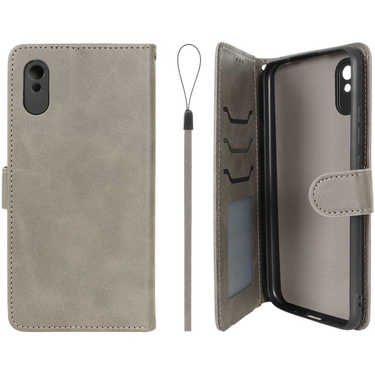 کیف موبایل چرمی مگنتی جاکارتی و محافظ لنزدار داخل مخمل درجه یک شیائومی مدل Xiaomi Redmi 9A / Redmi 9A Sport / Redmi 9AT