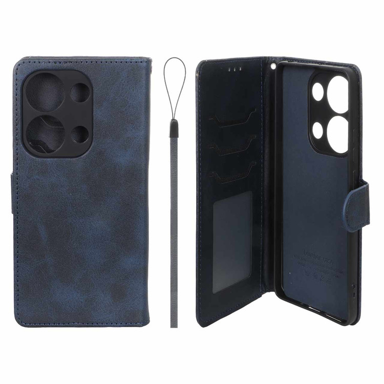 کیف موبایل چرمی مگنتی جاکارتی و محافظ لنزدار داخل مخمل درجه یک شیائومی مدل Xiaomi Redmi Note 14s / Note 13 Pro 4g / Poco M6 Pro 4g