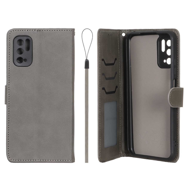 کیف موبایل چرمی مگنتی جاکارتی و محافظ لنزدار داخل مخمل درجه یک شیائومی مدل Xiaomi Poco M3 Pro / Redmi Note 10 5G / Redmi Note 11 SE