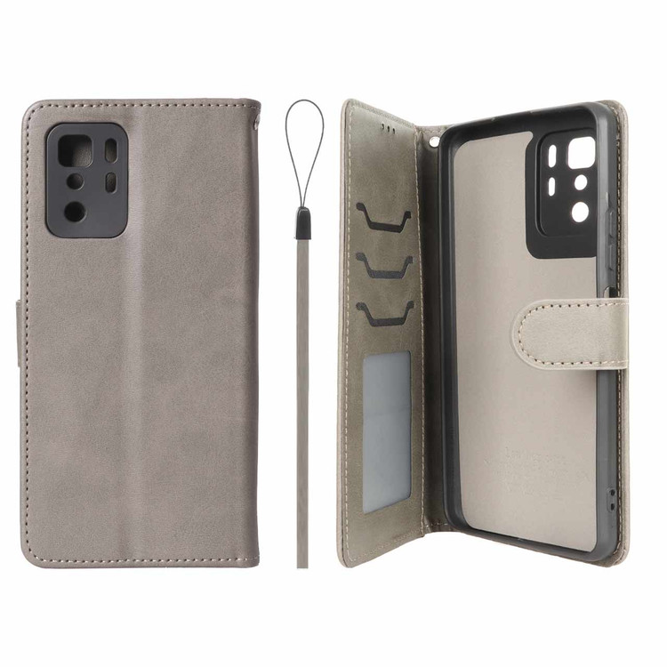 کیف موبایل چرمی مگنتی جاکارتی و محافظ لنزدار داخل مخمل درجه یک شیائومی مدل Xiaomi Redmi Note 10 Pro 5g / Poco X3 GT