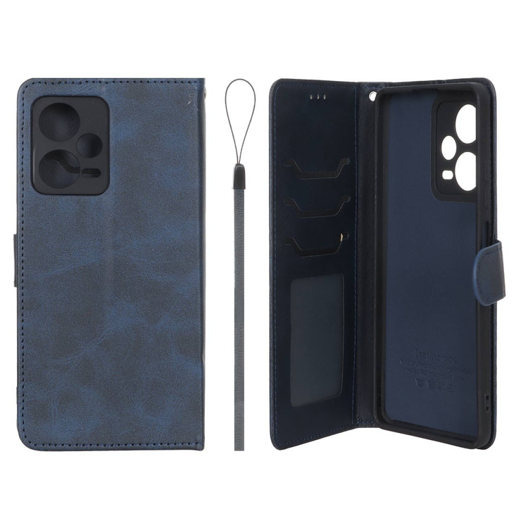 کیف موبایل چرمی مگنتی جاکارتی و محافظ لنزدار داخل مخمل درجه یک شیائومی مدل Xiaomi Redmi Note 12 Pro Plus