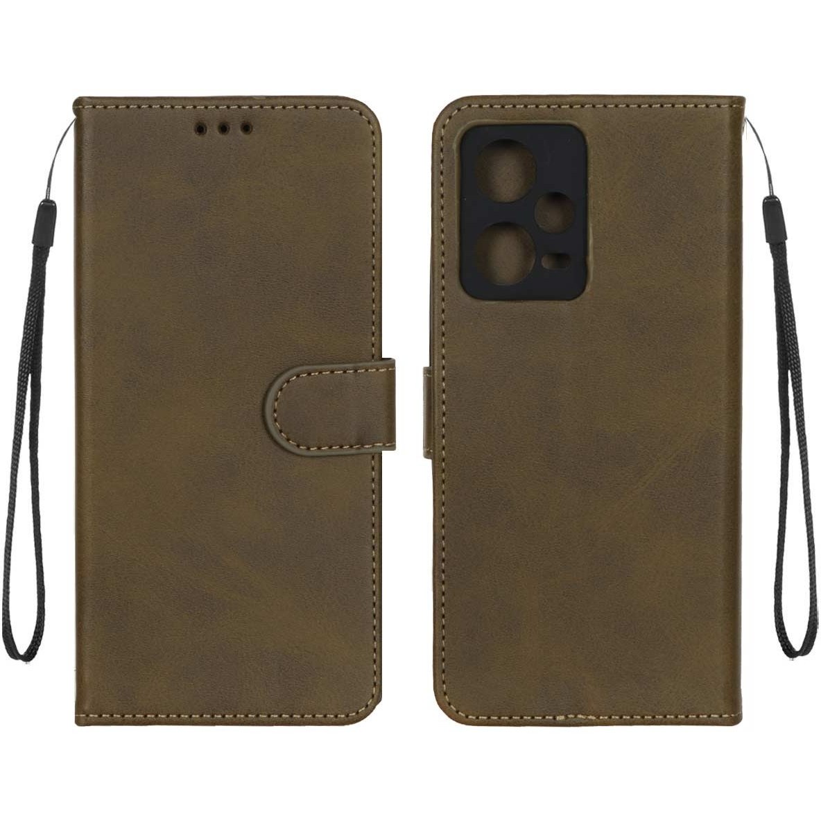 کیف موبایل چرمی مگنتی محافظ لنزدار درجه یک شیائومی مدل Xiaomi Redmi Note 12 Pro 5G / Xiaomi Poco X5 Pro 5G