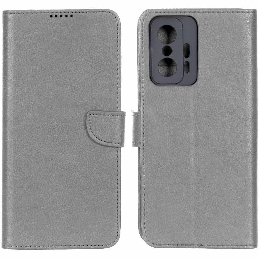 کیف موبایل چرمی مگنتی جاکارتی و محافظ لنزدار درجه یک شیائومی مدل Xiaomi Mi 11T / Mi 11T Pro