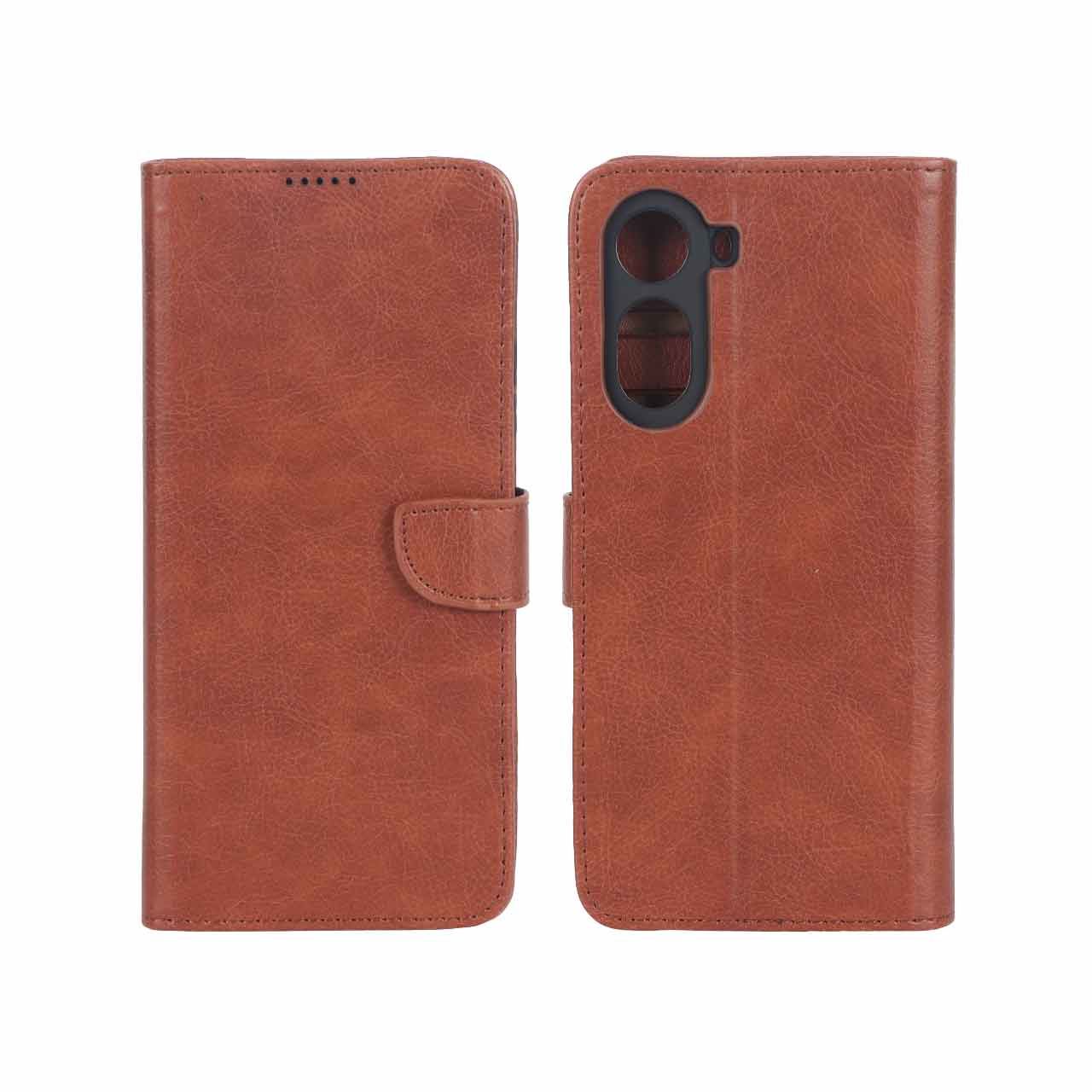 کیف موبایل چرمی مگنتی جاکارتی و محافظ لنزدار درجه یک شیائومی Xiaomi Poco C81 / C81 Pro / C85X / Redmi A7 Pro