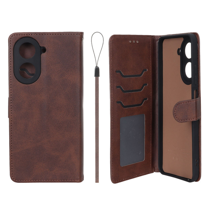 کیف موبایل چرمی مگنتی جاکارتی و محافظ لنزدار داخل مخمل درجه یک شیائومی مدل Xiaomi Redmi A5 / Poco C71