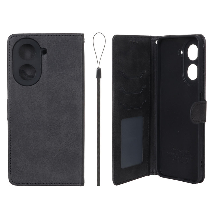 کیف موبایل چرمی مگنتی جاکارتی و محافظ لنزدار داخل مخمل درجه یک شیائومی مدل Xiaomi Redmi A5 / Poco C71