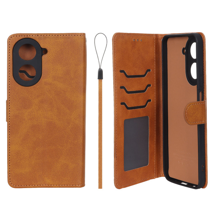 کیف موبایل چرمی مگنتی جاکارتی و محافظ لنزدار داخل مخمل درجه یک شیائومی مدل Xiaomi Redmi A5 / Poco C71