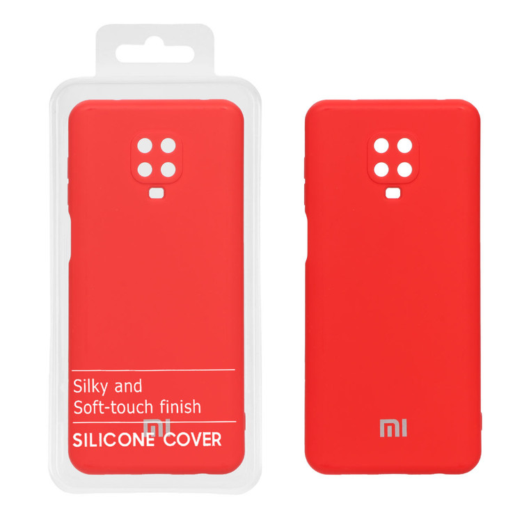 قاب سیلیکونی داخل مخمل محافظ لنزدار شیائومی Xiaomi Redmi Note 9S / Note 9 Pro / Note 9 Pro Max (پک دار)