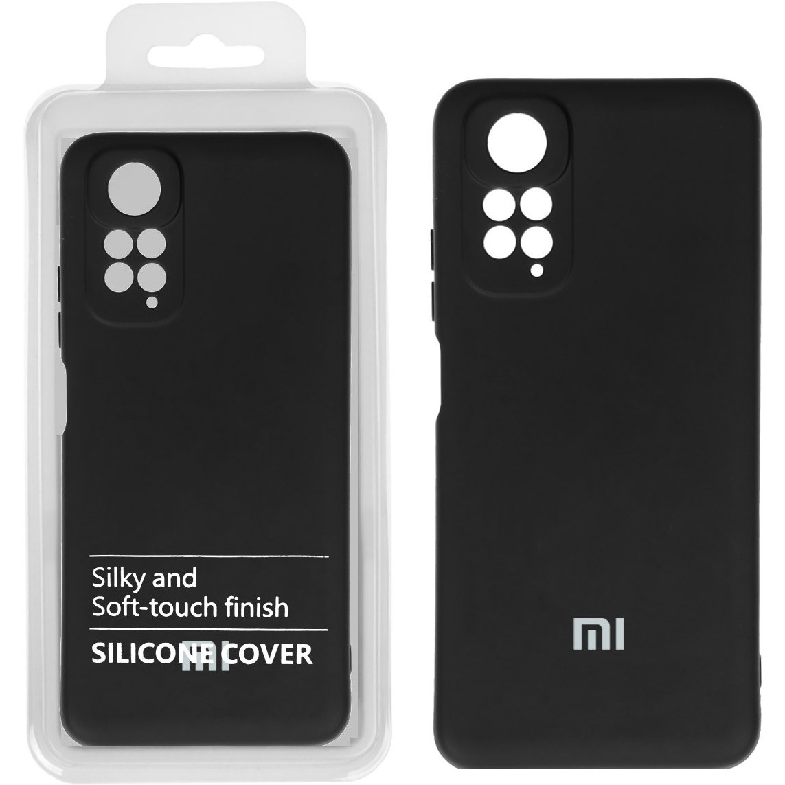 قاب سیلیکونی داخل مخمل محافظ لنزدار شیائومی  Xiaomi Redmi Note 11s / Note 11 4g (پک دار)