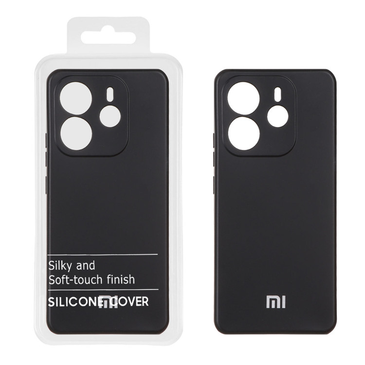 قاب سیلیکونی داخل مخمل محافظ لنزدار شیائومی مدل Xiaomi Redmi Note 14 4G