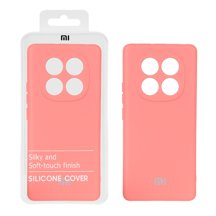 قاب سیلیکونی داخل مخمل محافظ لنزدار شیائومی مدل Xiaomi Redmi Note 14 Pro 4G