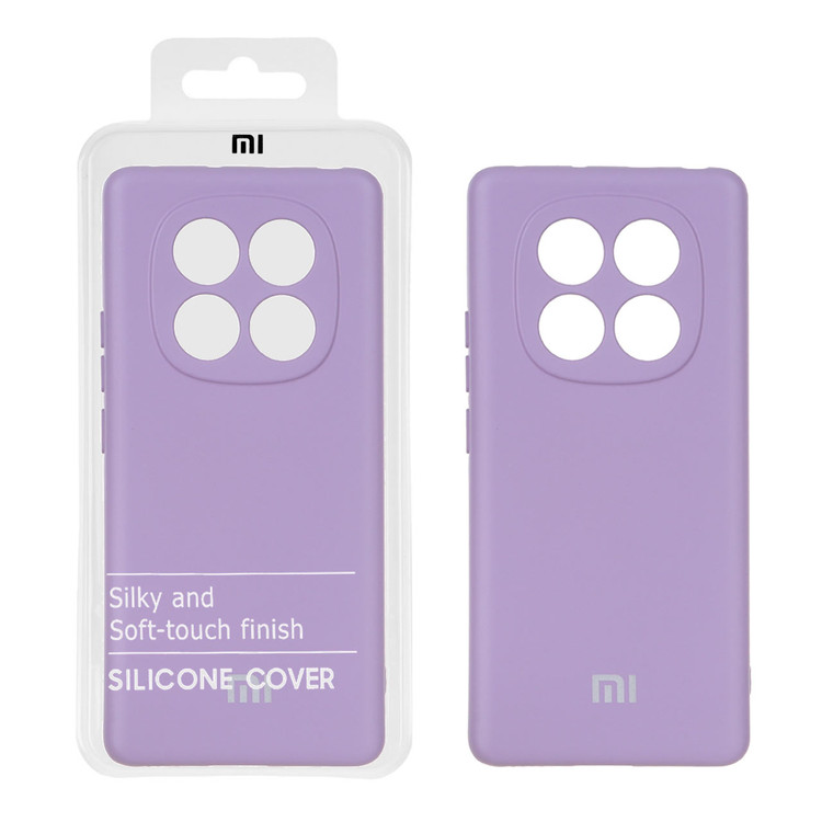 قاب سیلیکونی داخل مخمل محافظ لنزدار شیائومی مدل Xiaomi Redmi Note 14 Pro 4G