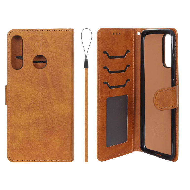 کیف موبایل چرمی مگنتی جاکارتی و داخل مخمل درجه یک هواوی مدل Huawei Y7p