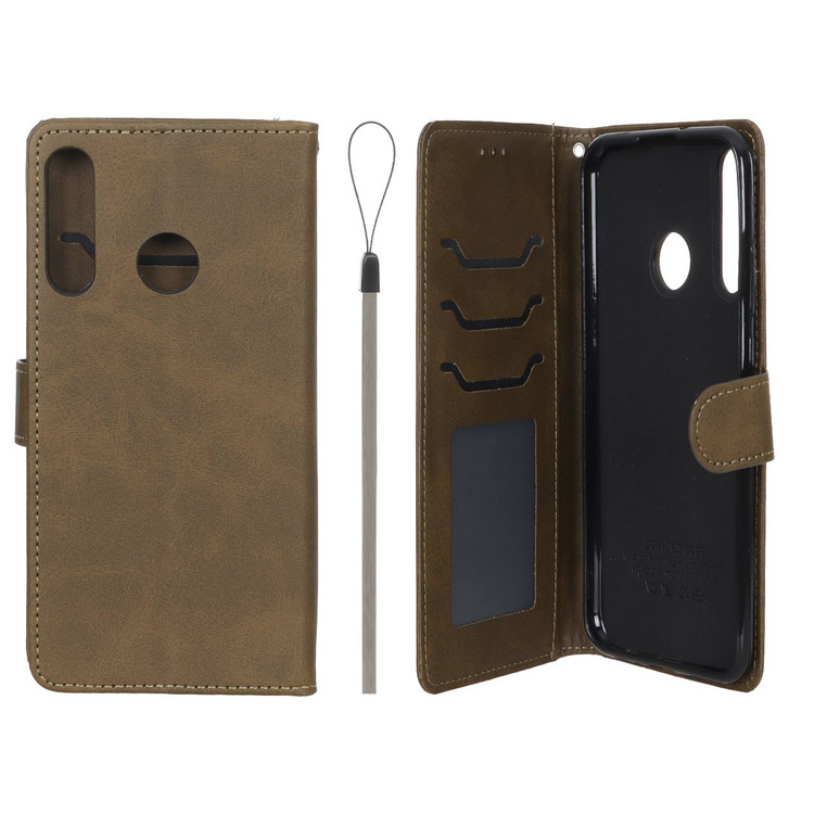 کیف موبایل چرمی مگنتی جاکارتی و داخل مخمل درجه یک هواوی مدل Huawei Y7p