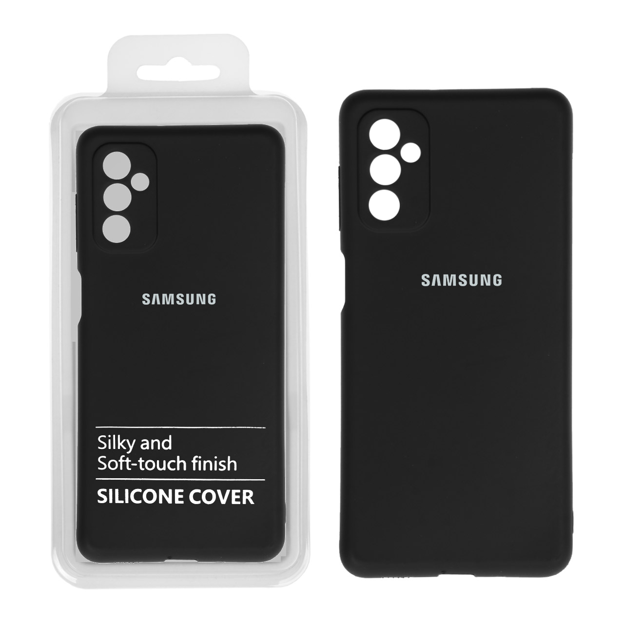 قاب سیلیکونی داخل مخمل محافظ لنزدار سامسونگ مدل Samsung Galaxy M52 (پک دار)