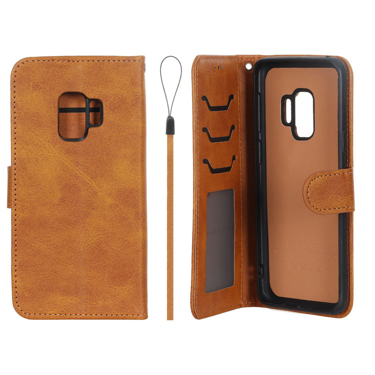 کیف موبایل چرمی مگنتی جاکارتی و داخل مخمل درجه یک سامسونگ مدل Samsung Galaxy S9