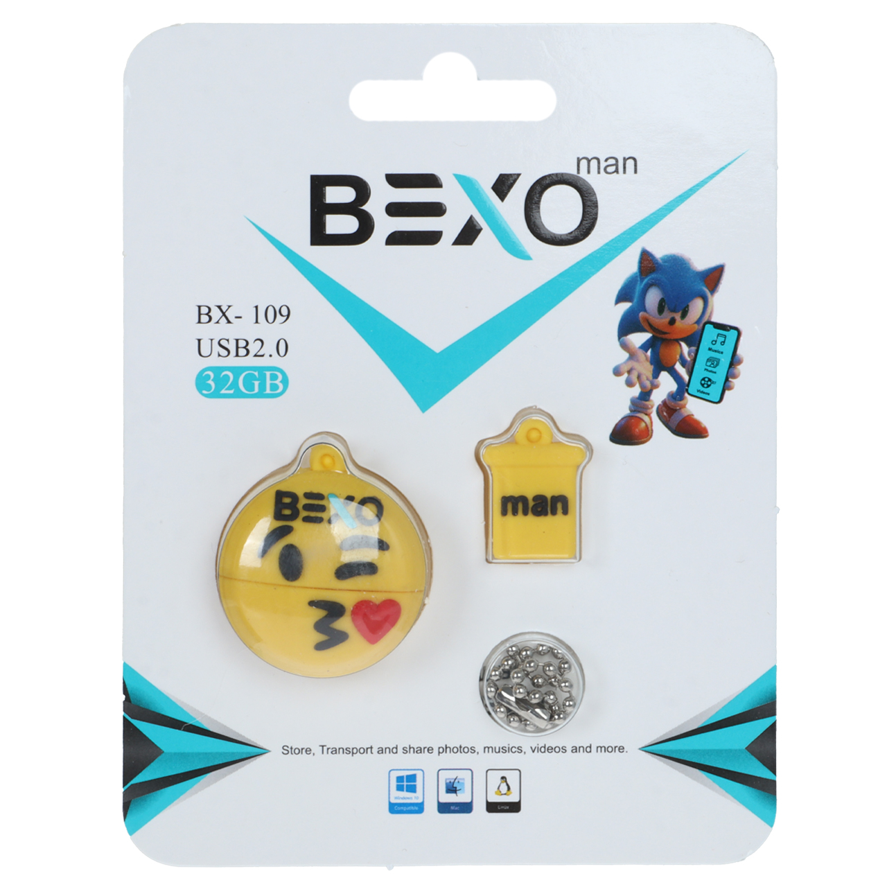 فلش مموری عروسکی فانتزی بکسو مدل BX-109 ظرفیت 32GB