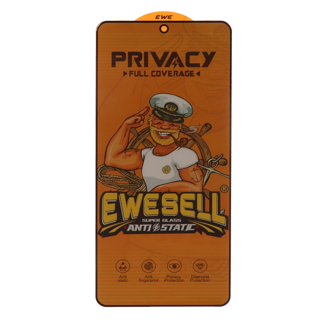 گلس محافظ صفحه نمایش شیشه ای پرایوسی حریم شخصی آنتی استاتیک درجه یک Ewesell Privacy مدل Xiaomi Poco X7 Pro 5G / Mi 14T / Mi 14T Pro / Redmi Note 13 Pro 5G / Poco X6 5G / Poco F6 5G / Poco F6 Pro 5G/ Note 13 5G/ Xiaomi Poco X6 Pro 5G