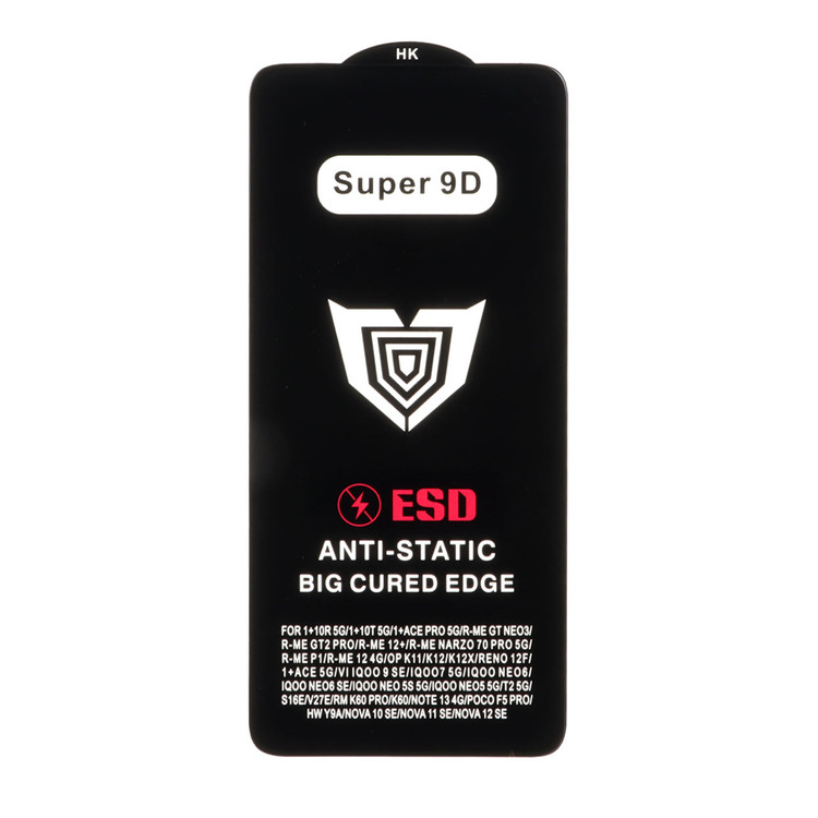 گلس محافظ صفحه نمایش شیشه ای آنتی استاتیک درجه یک Full Cover ESD Anti Static - Super 9D داریا باند 2 - Daria Bond 2