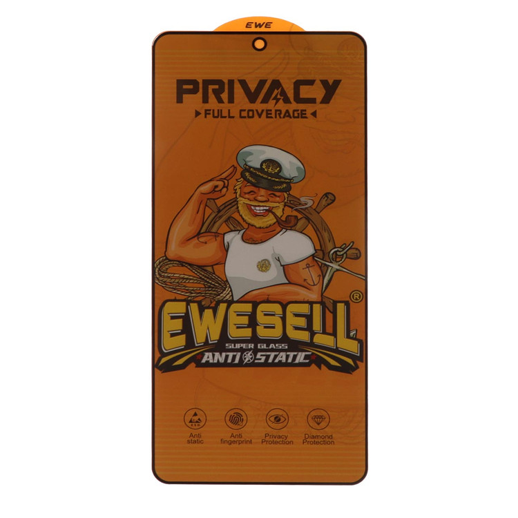 گلس محافظ صفحه نمایش شیشه ای پرایوسی حریم شخصی آنتی استاتیک درجه یک Ewesell Privacy داریا باند 2 - Daria Bond 2